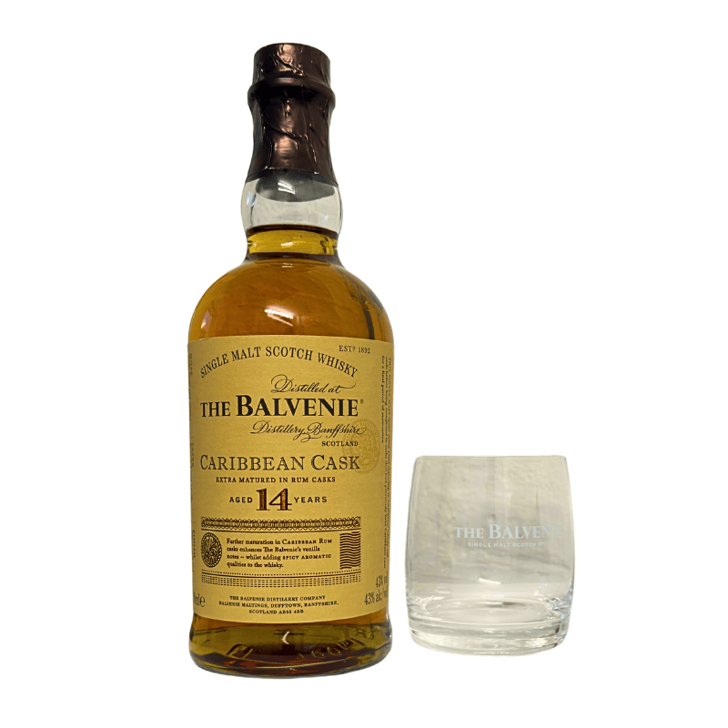 Balvenie 14 y Caribbean Cask / Extra Matured in Rum Casks