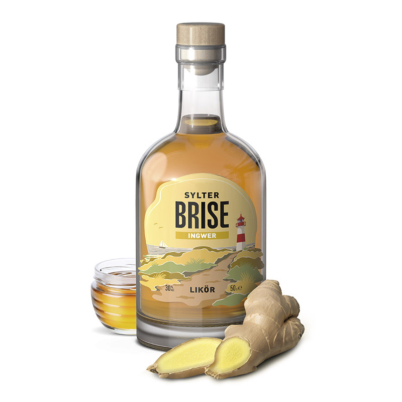 Sylter BRISE Ingwer Likör (30,00% vol. 0,50l)
