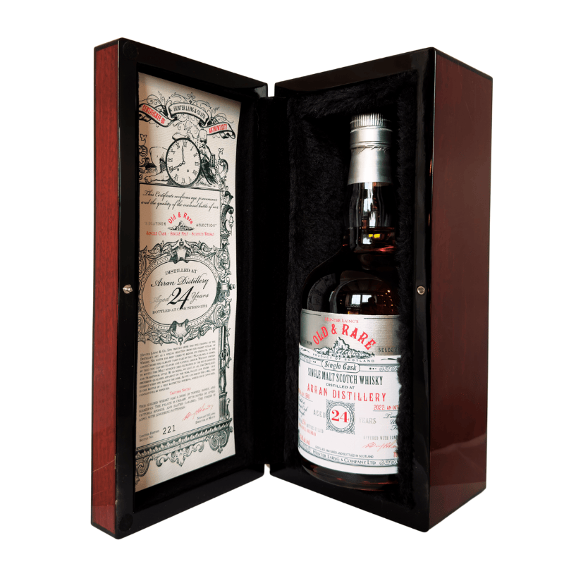 Hunter Laing - Old & Rare Arran Vintage 1998 24 y