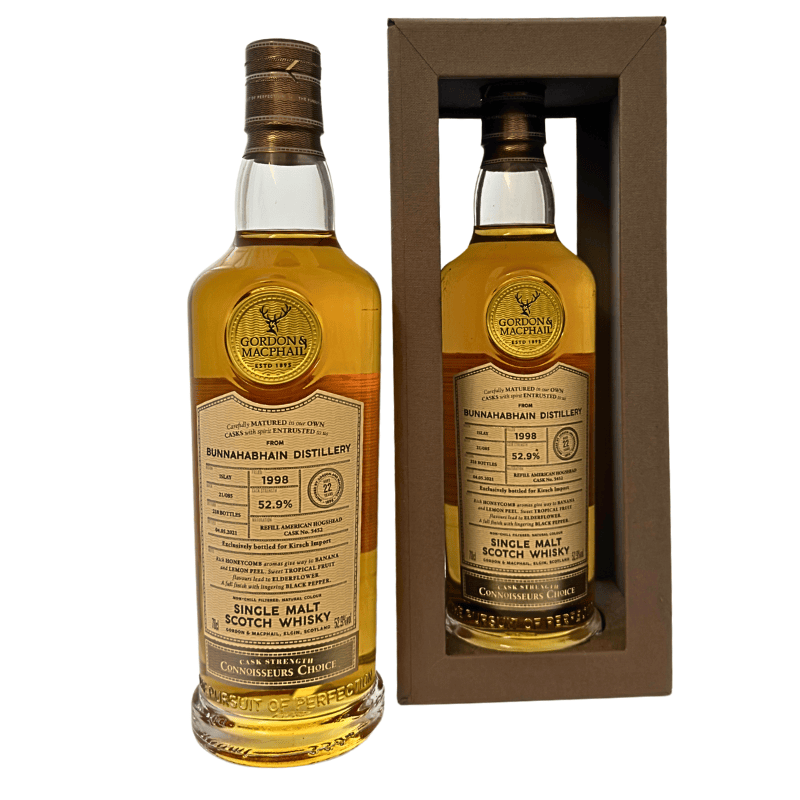 G&M Bunnahabhain 1998/2021 (52,90 % vol., 0,70 L, 328,43 €/Liter)