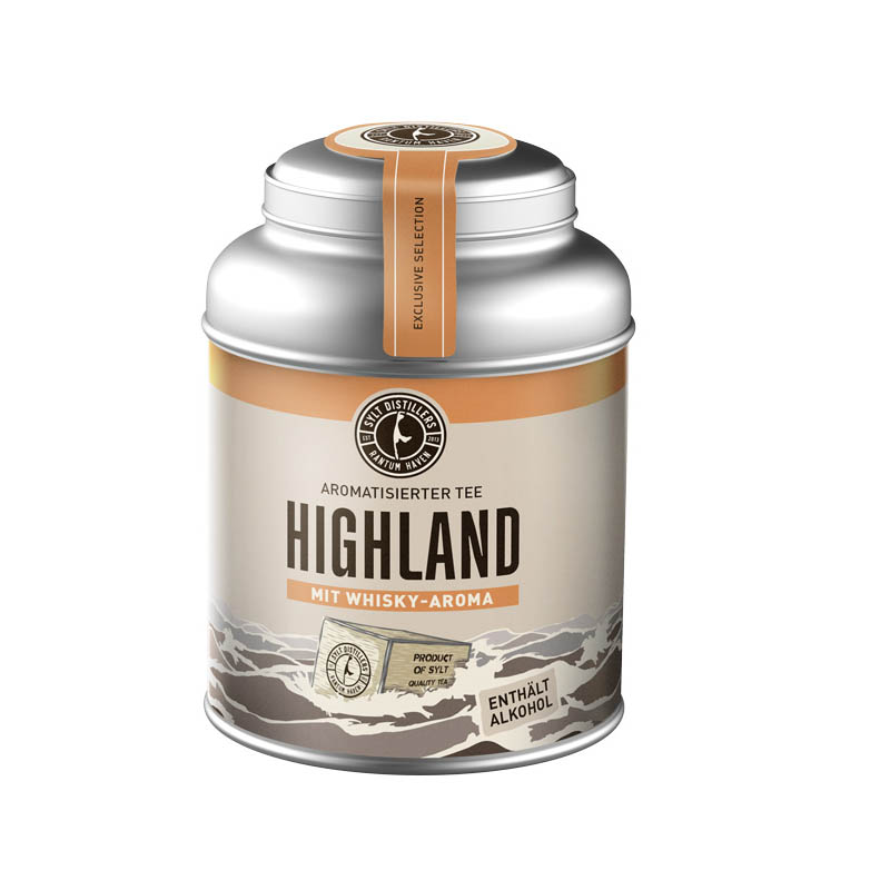 Sylt Distillers Tee - Highland Whisky Tea  - aromatisierter Tee mit Highland Whisky Geschmack - 100 g