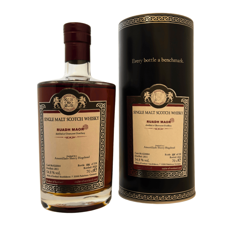 MoS Ruadh Maor 2011 - MoS22004 – 100ppm Glenturret (54,80 % vol., 0,70 L, 142,71 €/Liter)