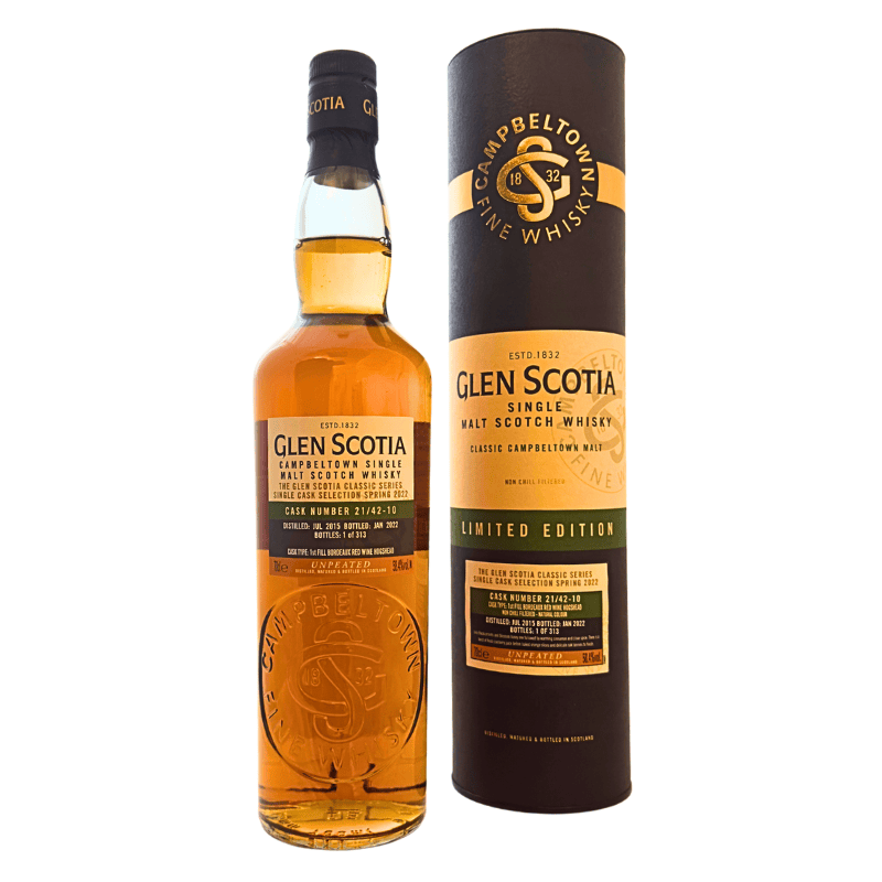 Glen Scotia limited Edition Cask No. 21/42-10 6 Jahre (58,40% vol. 0,70l)