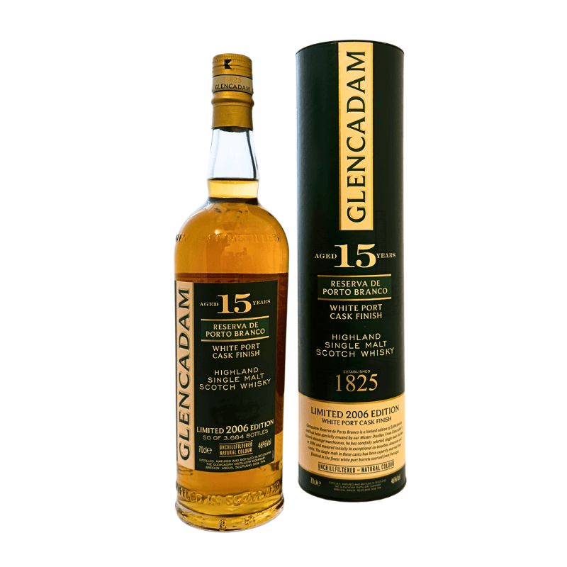 Glencadam 15 Jahre - Reserva de Porto Branco - White Port Cask Finish - Highland Single Malt Scotch Whisky