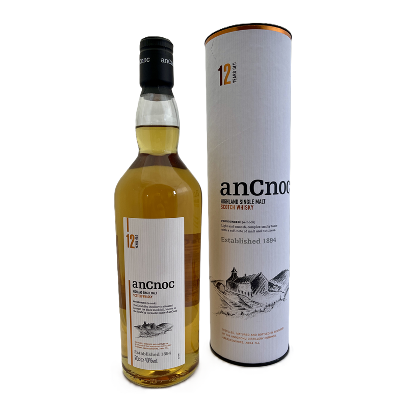 anCnoc 12 Jahre (40,00 % vol., 0,70 L, 61,29 €/Liter)