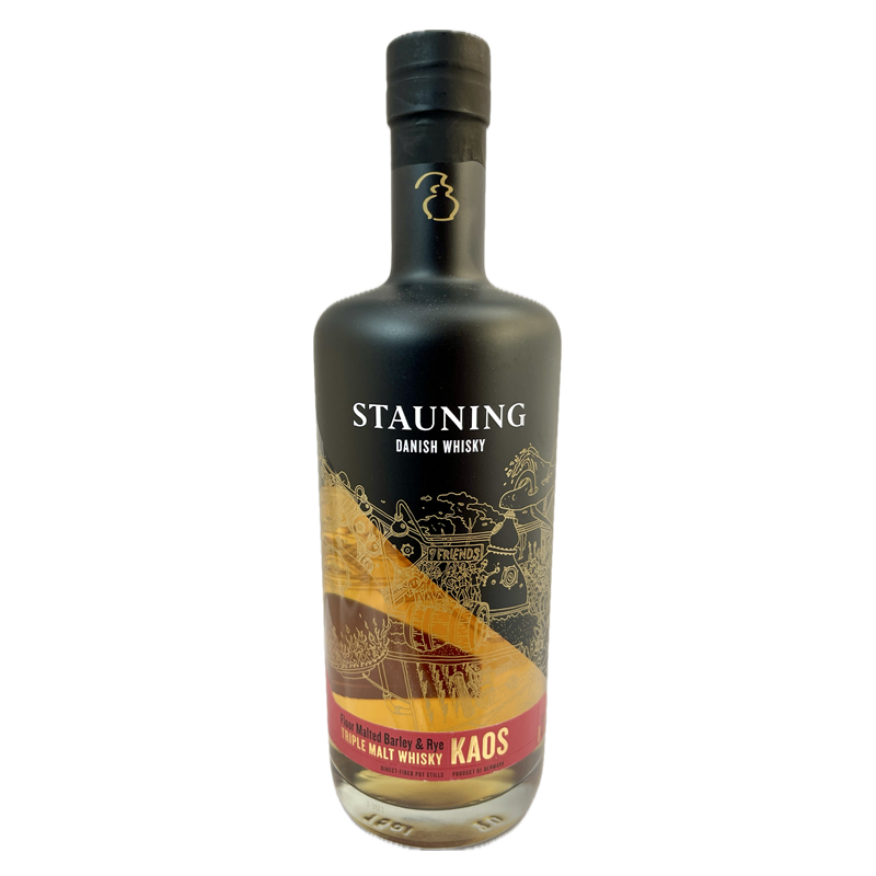 Stauning KAOS - Floor Malted Grain - Triple Malt Whisky - Danish Whisky (46,00 % vol., 0,70 L, 114,14 €/Liter)