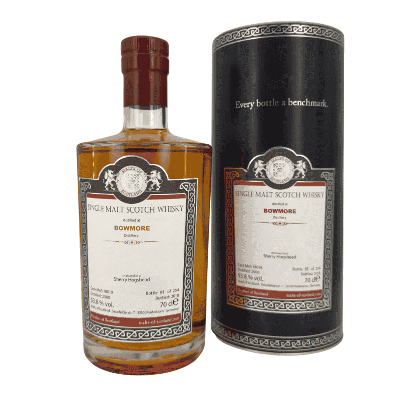 MoS Bowmore 2000/2018 - 18 Jahre - Single Malt Scotch Whisky - MoS18019