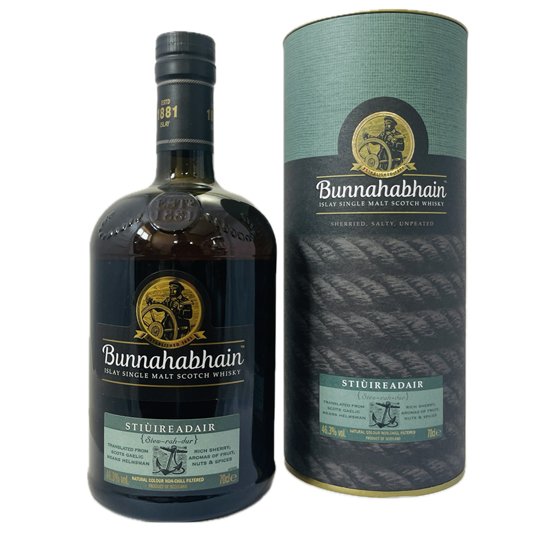 Bunnahabhain Stiuireadair (46,30 % vol., 0,70 L, 78,43 €/Liter)