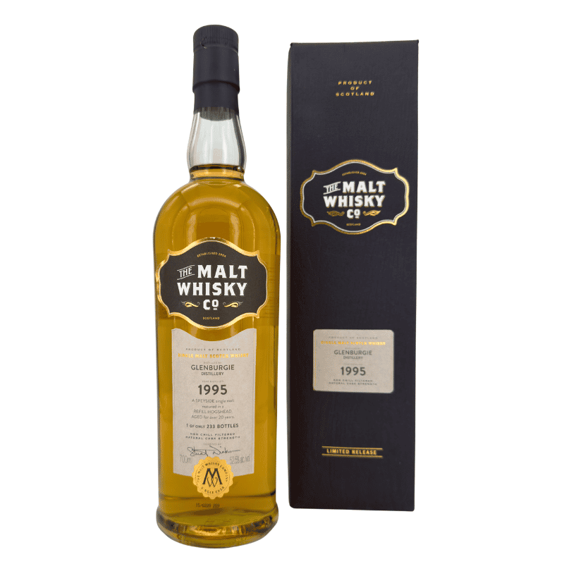 Glenburghie 1995/2015 - 20 Jahre - Single Malt Scotch Whisky -The Malt Whisky Co (52,50 % vol., 0,70 L)