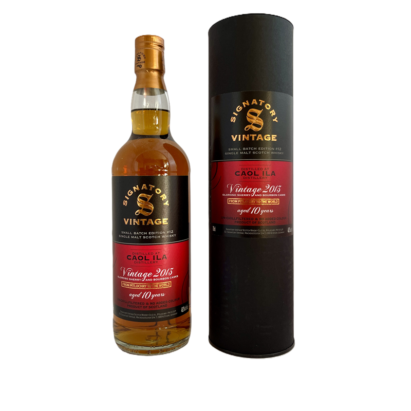 Caol Ila 2013 - 10 Jahre Signatory Vintage Small Batch Edition #12 (48,20% vol. 0,70l)