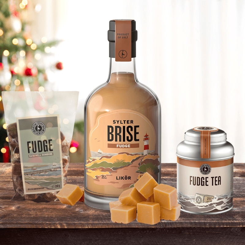 XMAS FUDGE Karamell Geschenkset - 1 Sylt Distillers Nosing Glas geschenkt!