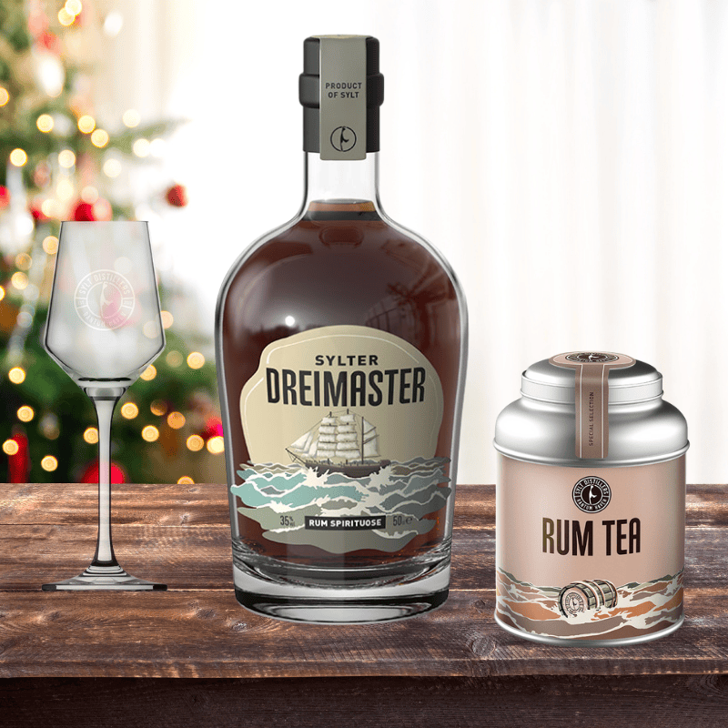 XMAS RUM Geschenkset - 1 Sylt Distillers Nosing Glas geschenkt!