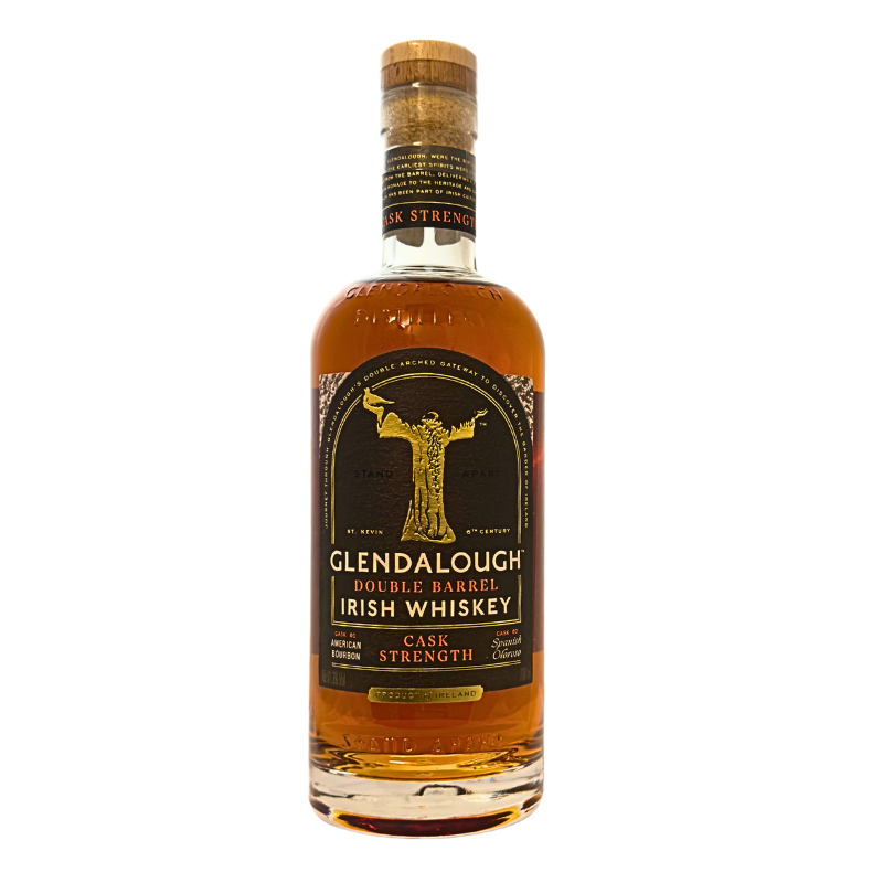 Glendalough Single Grain Double Barrel Aged Irish Whiskey -Cask Strength- (61,30 % vol., 0,70 L, 94,14 €/Liter)