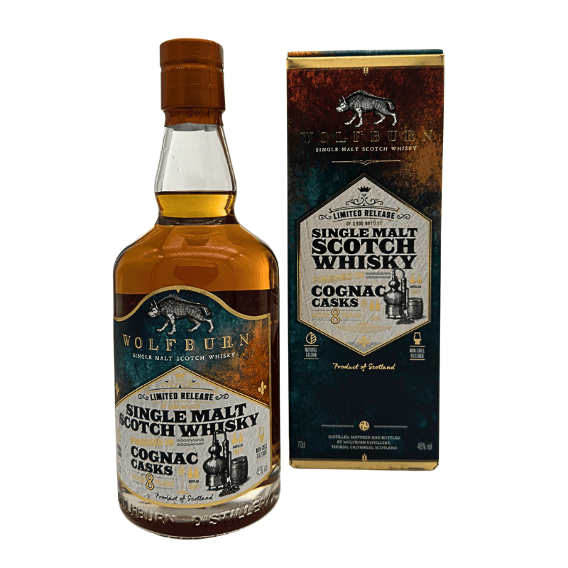 Wolfburn Cognac Cask Release 8y