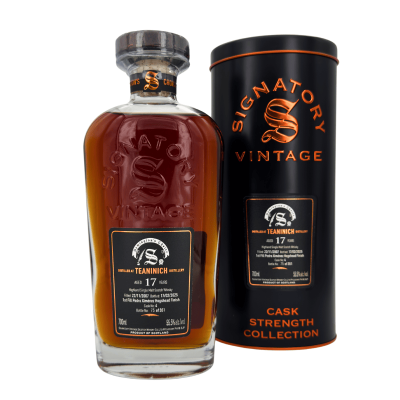 Teaninich 17 y 2007/2025 Cask #4 cs Signatory Vintage