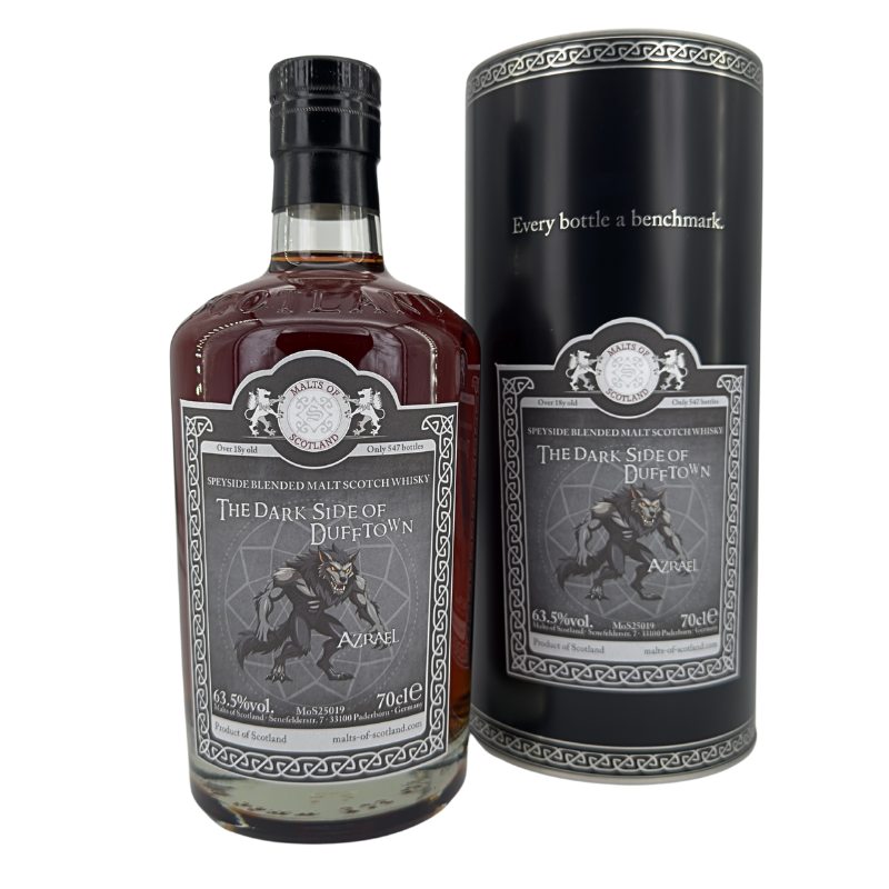 MoS The Dark Side of Dufftown "AZRAEL" MOS25019 (63,50 % vol., 0,70 L, 212,86 €/Liter)