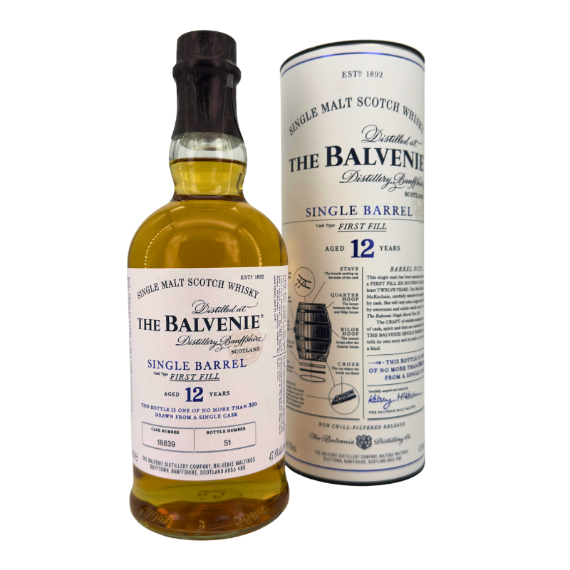 The Balvenie Single Barrel - 12 Jahre - Single Malt Scotch Whisky 47,8 % Cask18839