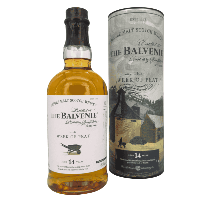 Balvenie 14 Jahre - Week of Peat - Single Malt Scotch Whisky (48,30 % vol., 0,70 L, 165,57 €/Liter)