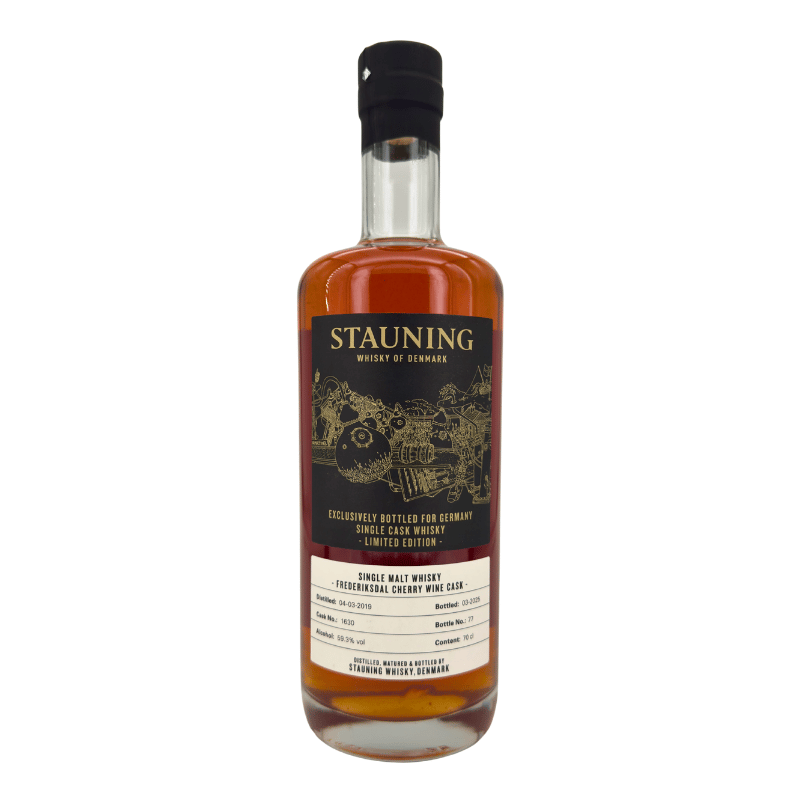 Stauning Single Malt Whisky 6 Jahre Cask #1630 Frederiksdal Cherry Wine