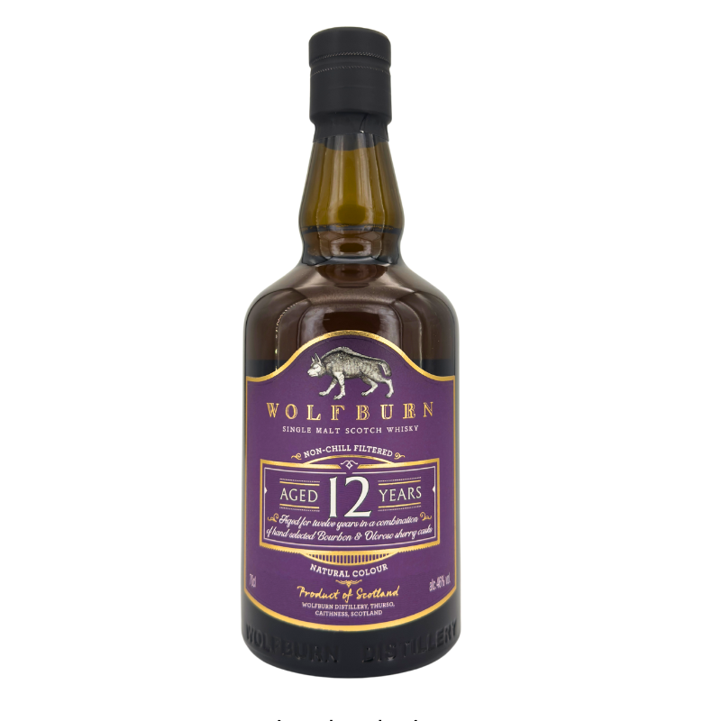 Wolfburn 12 Jahre 46 % vol 0,7 L Bourboncask & Olorosocask (46,00 % vol., 0,70 L, 92,71 €/Liter)