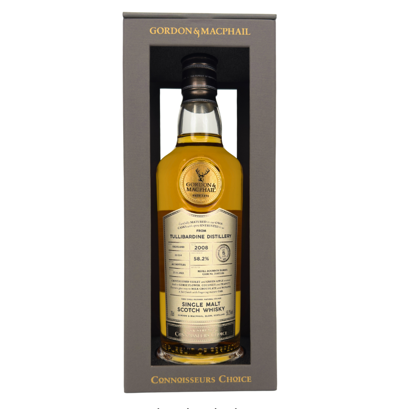 G&M Tullibardine 2008 15 Jahre, Cask 21603506 Cask Strength Connoisseurs Choice, Gordon&MacPhail