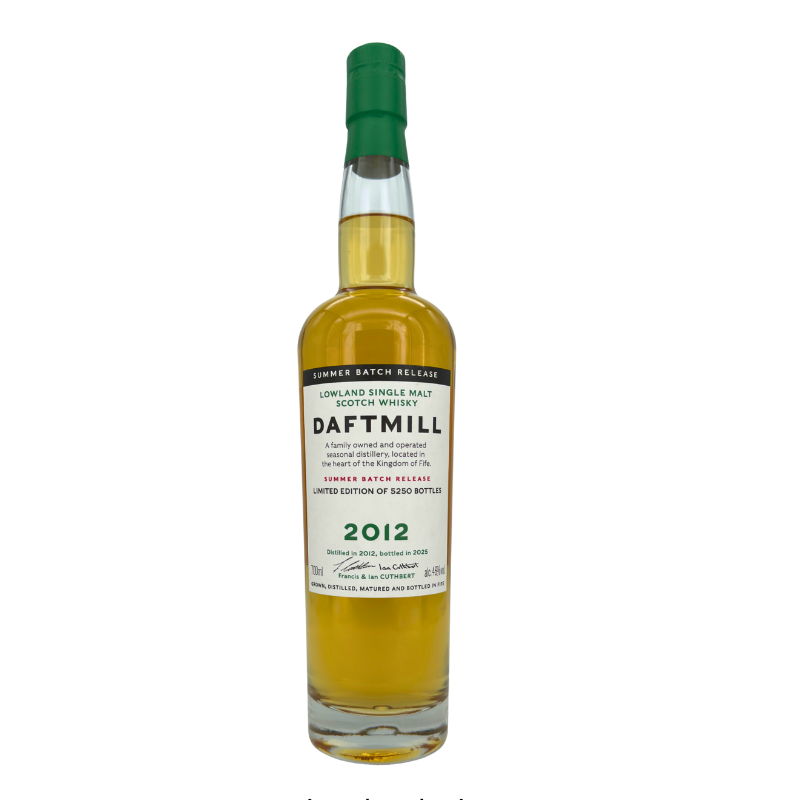 Daftmill 2012 - Summer Batch Release - 12 Jahre  First Fill Bourbon Barrels - Lowland Single Malt Scotch Whisky (46,00% vol. 0,70l)