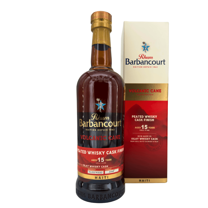 Barbancourt Rhum 15 Jahre Volcanic Cane Peated Whisky Cask 46,70 %