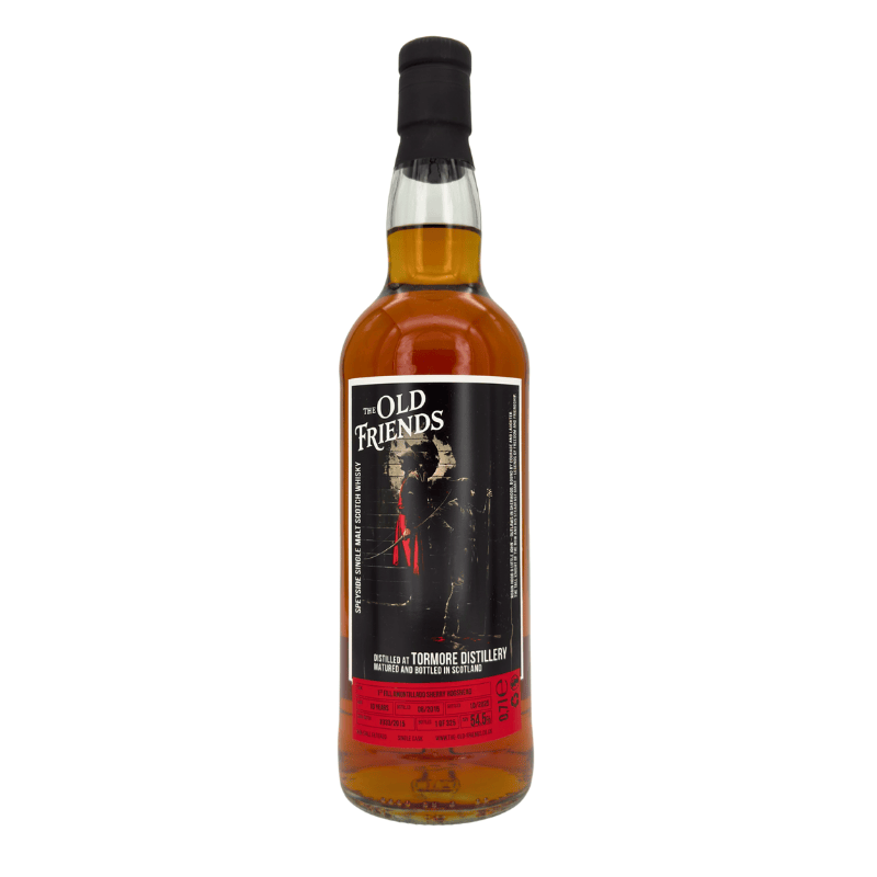 The Old Friends - Tormore 2015/2025 - 10 Jahre  1st Fill Amontillado Sherry Hogshead #333/2015  (54,50 % vol., 0,70 L, 114,14 €/Liter)