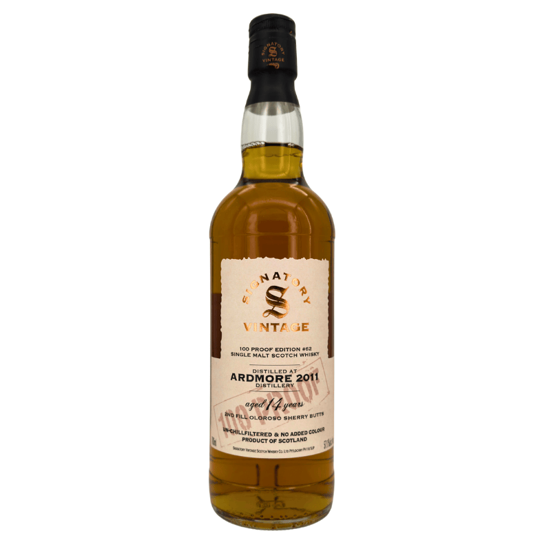 Ardmore 14 Jahre - #62 Oloroso- Signatory Vintage - 100 Proof Edition (57,10% vol. 0,70l)