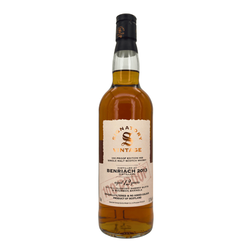 Benriach 12 Jahre - #69 Oloroso- Signatory Vintage - 100 Proof Edition