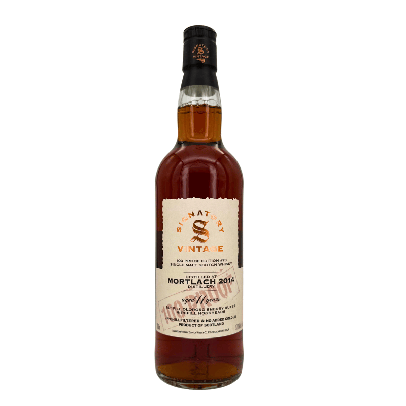 Mortlach 11 Jahre (2014/2026) - #73 Sherry Cask - Signatory Vintage - 100 Proof Edition