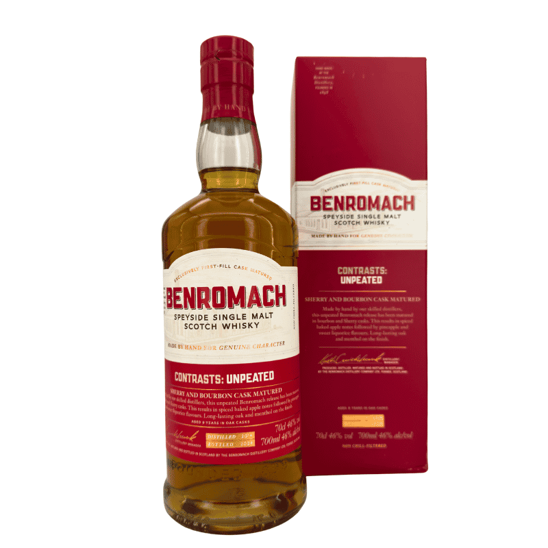 Benromach Contrasts - unpeated - 10 Jahre - 2014/2024 - Sherry & Bourbon Cask Matured - Single Malt Scotch Whisky