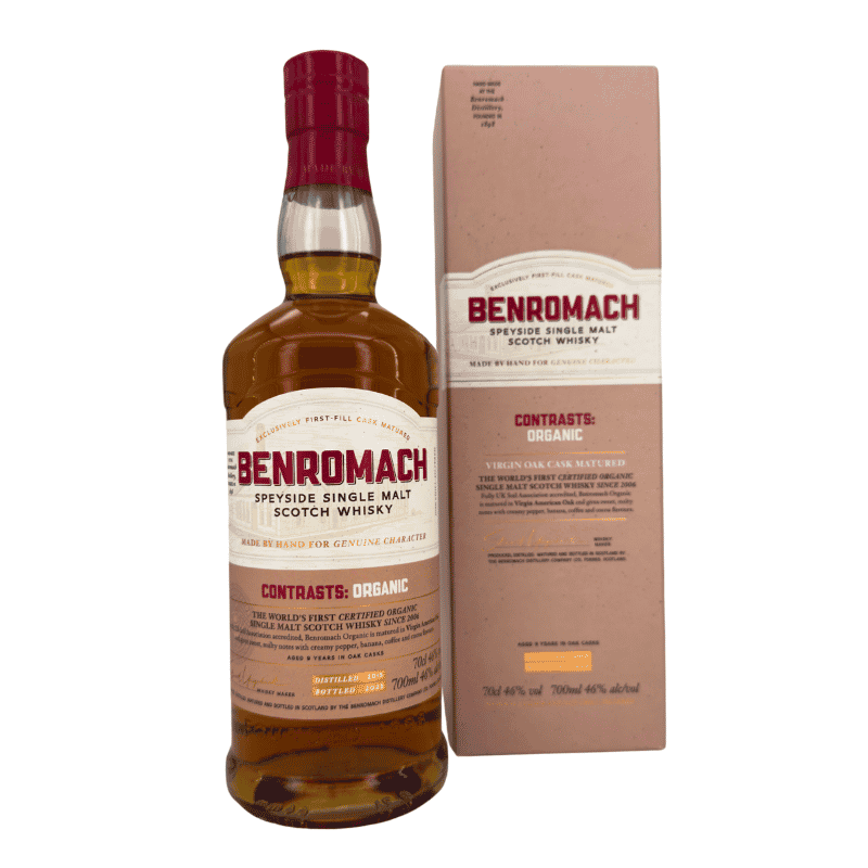 Benromach Contrasts - Organic - 10 Jahre - 2015/2025 - American Virgin Oak Cask Matured - Single Malt Scotch Whisky