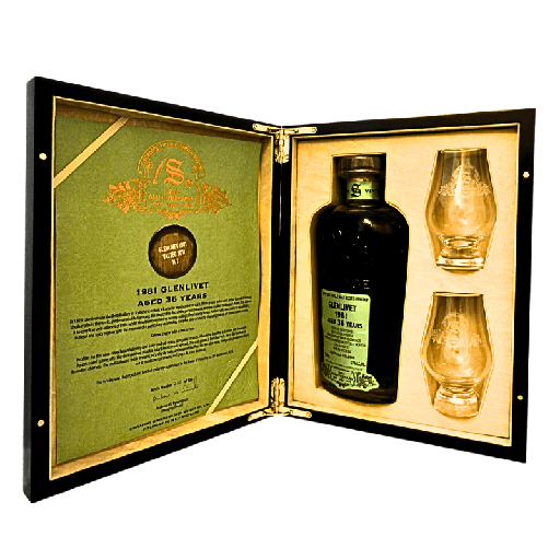 [P0012031] Glenlivet 1981/2019 30th Anniversary + 2 Gläser - 36 Jahre #11/7 (47,70 % vol., 0,70 L, 1.428,43 €/Liter)