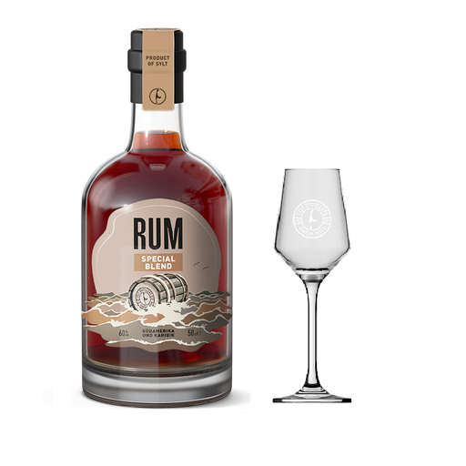 [P0013896] ANGEBOT des Monats Sylter RUM Special Blend & Nosing Glas