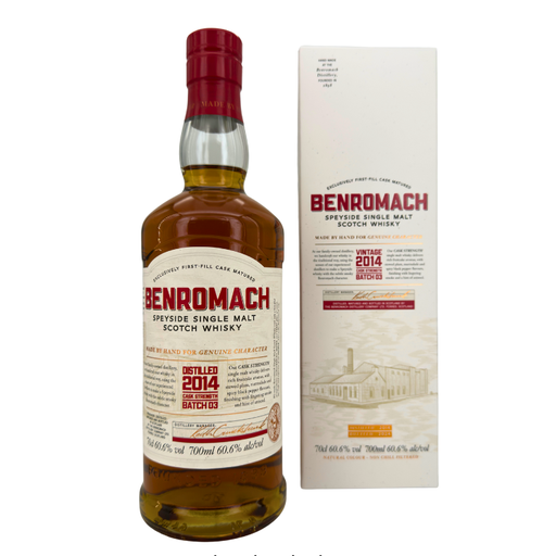 [P0014364] Benromach Vintage 2014 Cask Strength Batch 03 (60,60 % vol., 0,70 L, 107,00 €/Liter)
