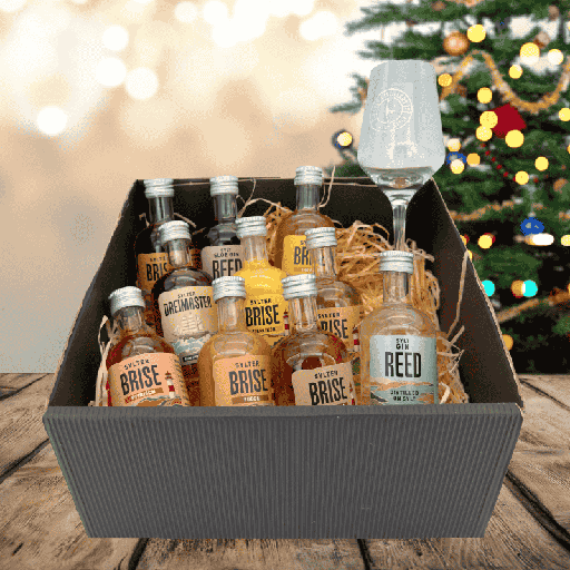 [P0014426] Christmas Genießer Geschenkset - 10 Miniaturen & gratis Nosing Glas