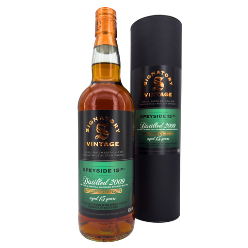 [P0014448] Speyside (M) - 15 Jahre - 2009/2025 - Signatory Vintage - Small Batch Edtion #19 - Oloroso Sherry Butts