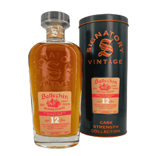Ballechin 12 Jahre 2013/2026 - Grand Manier Hogshead #201 heavily peated - cask strength Signatory Vintage