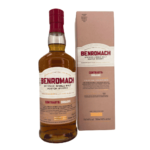 Benromach Contrasts - Organic - 10 Jahre - 2015/2025 - American Virgin Oak Cask Matured - Single Malt Scotch Whisky